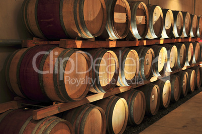 Wine barrels