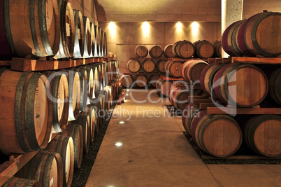 Wine barrels