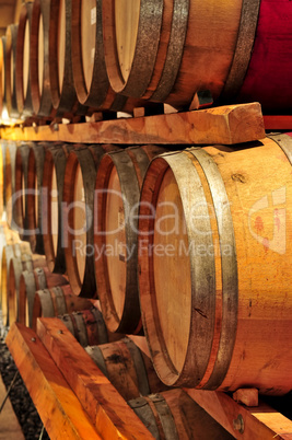 Wine barrels