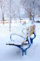 Winter bench
