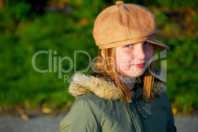 Girl winter hat