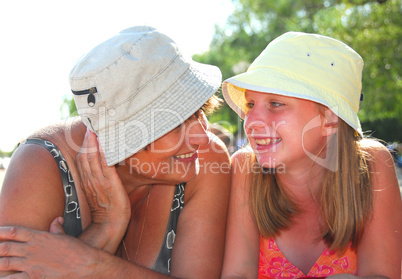 Family beach