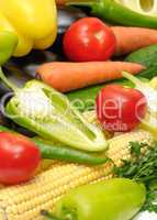 collection vegetables