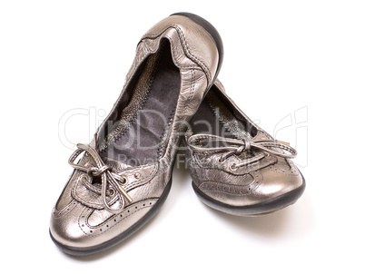 Silver shoes