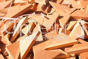 Pile of Building Lumber Scraps