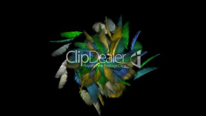 Rotation of color flying feather background.flowers,bloom,nest,pollution,leaves,cotton,catkins,confusion,birdflu,material,texture,Dust,particle,pattern,symbol,dream,vision,idea,creativity,creative,vj,beautiful,decorative,mind,Game,Led,neon lights,modern,s