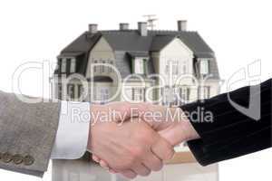 handshake arrangement buying - selling of house