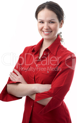 young beauty business woman