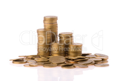 many money coins column