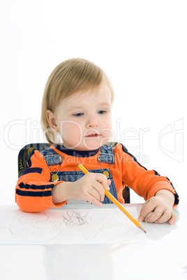 pretty baby draw color pencil