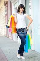 beauty woman om shopping
