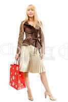 shopping woman with bag