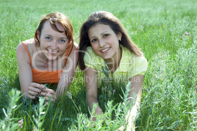 Two beautiful girls