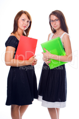 Young business women consalting
