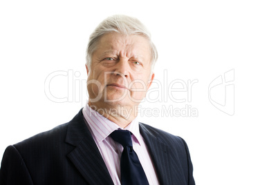 portrait  mature businessman