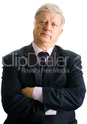 portrait  mature businessman