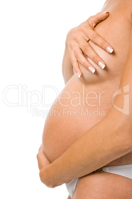 beauty pregnant woman