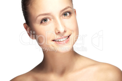 beauty woman closeup portrait