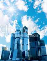 business glass buildings