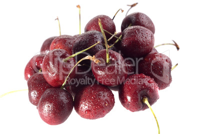 fresh wine red cherries