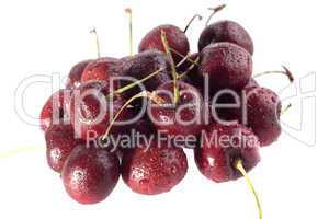 fresh wine red cherries