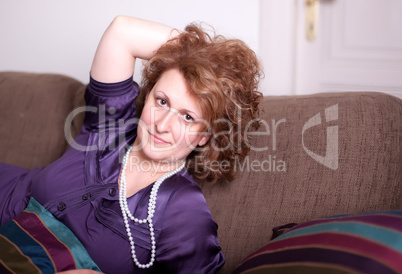 Woman on Sofa