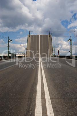 raised drawbridge