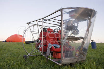 blimp gondola close-up