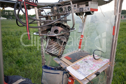 blimp cockpit close-up