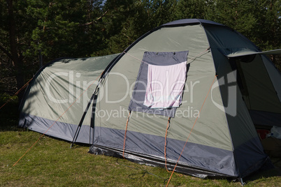 Tent in camping