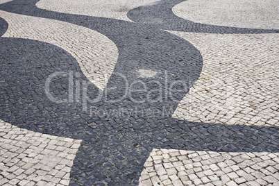 pattern on pavement