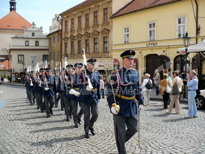 Czechia. Prague. Hradcany. Prague Castle. Guard of honour