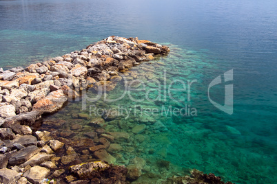 Stone pier