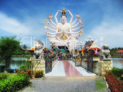 Temple in Koh-Samui, Thailand, August 2007