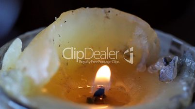 candlelight closeup image