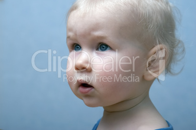 baby blonde portrait