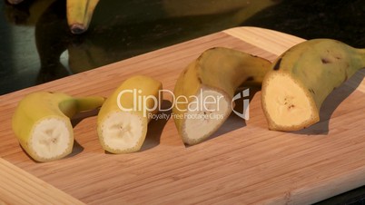 Kochbanane und Banane