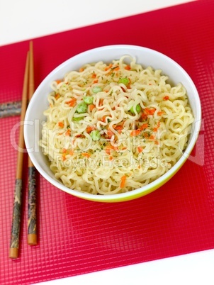 Cooked Instant Noodles