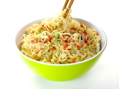 Cooked Instant Noodles