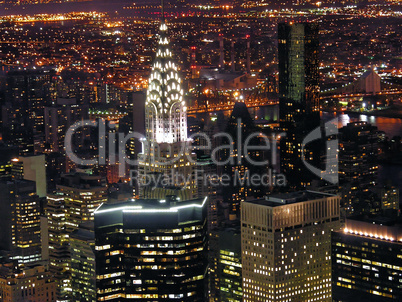 Night View of New York City