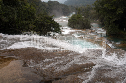 Waterfall Agua Azul Mexico