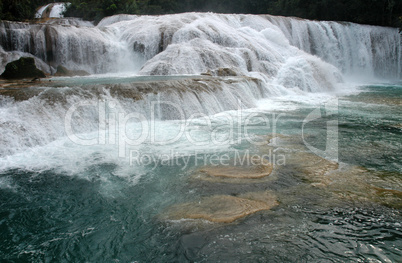 Waterfall Agua Azul Mexico
