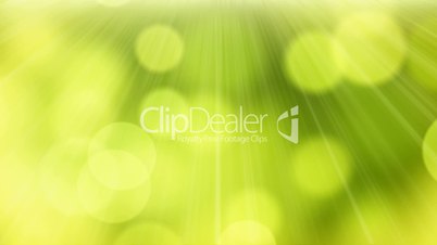 loopable abstract background slowly flying green yellow circle bokeh lights