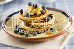Blueberry pancake
