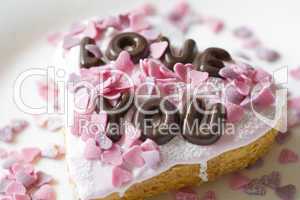 Valentine cake