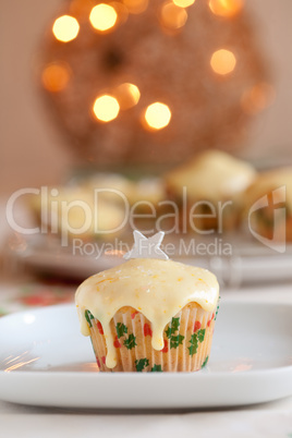 Christmas cupcake