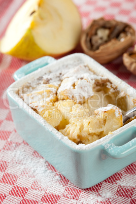 Apple cinnamon clafoutis