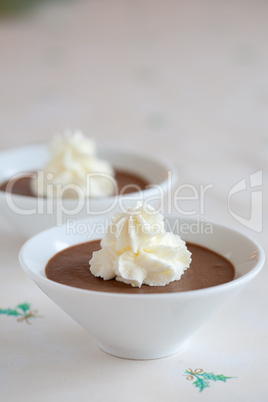 Delicious chocolate mousse