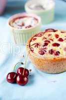 Cherry clafoutis