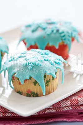 Winter cupcake